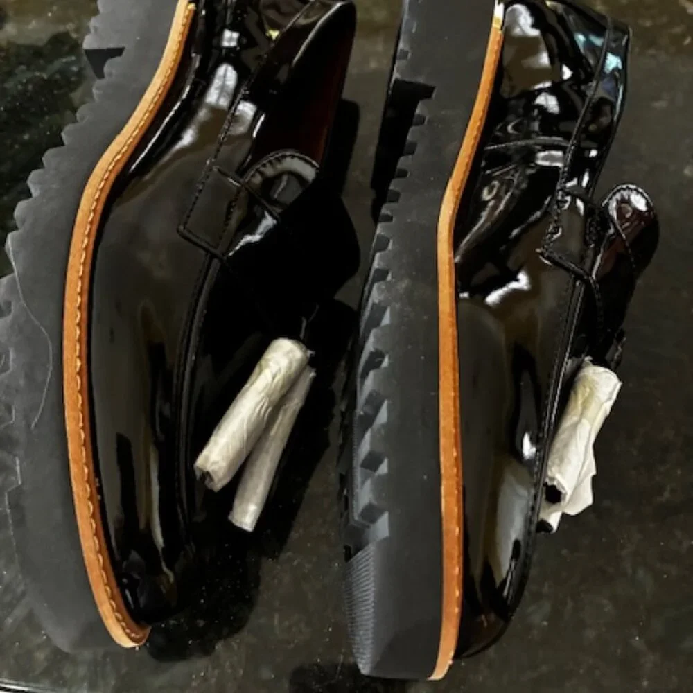 Franco Sarto Women's Carolynn Lug Sole Tassel Loafers - SZ
